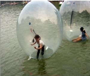 2m 08 mm aufblasbare große Kugel Zorb -Kugeln Wasser Walking Bälle Tanzkugel Sportball Walk auf Wasser mit Reißverschluss PVC Wasser Toy3911966