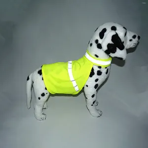 Hundkläder reflekterande väst Keep Dogs Safe Walking Night Running High Synbarhet Jacket husdjur Fluorescerande färgkläder Petrock