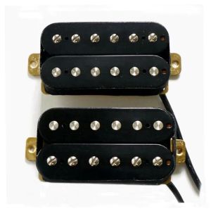 Tillbehör Donlis 60 -talets vintage Black Alnico 5 Humbucker Guitar Pickup i vit färg för anpassade gitarrbyggnadsdelar