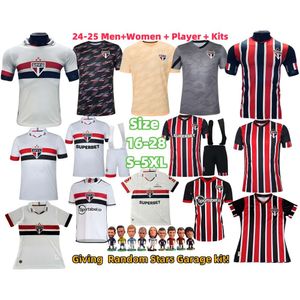 4XL 5XL 24 25 Sao Paulo Soccer Jerseys LUCAS JAMES PABLO MAIA GALOPPO LUCIANO 2024 2025 CALLERI DAVID Football Shirts Men Uniforms Training goalkeeper Women Kids Kits