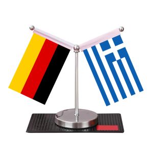 Accessoires Mini Deutsches Banner mit mediterraner Europa Nation Flag Spanien Italien Portugal Hellenic Pickup Fahrzeugfahrzeugfahrzeugflaggen Deutschlands