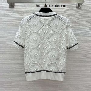 Spring Short Sleeve Solid Sull Sweater Jumpers Sexy Hollow Out Knit
