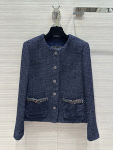 2024 New Spring Autumn Milan Runway Jackets O Neck Long Sleeve 브랜드 같은 스타일 코트 여성 디자이너 겉옷 0509-1