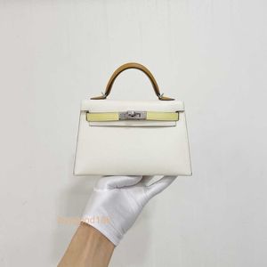 Top Ladies Designer KIaelliy Bag mini second-generation limited edition three color leather silver buckle 0015