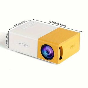 Проекторы YG300 Home HD Mini Projector с USB и SD Memory для домашнего кинотеатра Усовершенствуют ваш опыт кемпинга для фильмов телевизоров и игр J240509