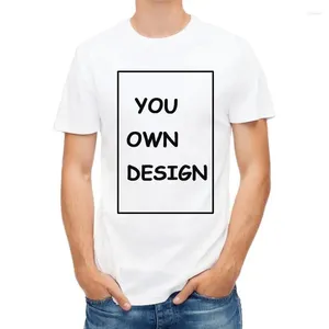 Men's T Shirts Picture Processing High Quality Customized Men Shirt Print Your Own Design