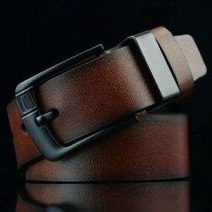 New 2019 Designer Flag buckle Men High Quality Luxury Genuine Leather Pin Buckle Casual Belt 221W