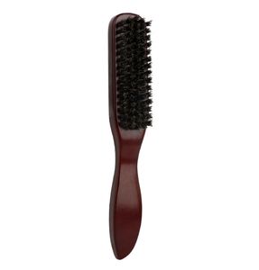 Hair Brush Wood Handle Boar Bristle Beard Comb Styling Detangling Straightening new fashion