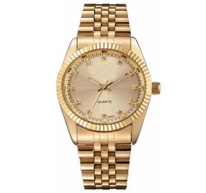 Quartz stainls Steel bt Gold Luxury Rol Wrist Watch Men7486993の販売
