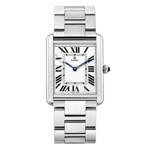 Fashion Women's 27mm 24mm Business Herren 31mm Edelstahl -Paar Uhr können mit mehreren Armbändern schnell remo 263e kombiniert werden