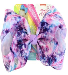 30pcs 8quot Large JoJo Bow With Hair Clip For Girls Kids Handmade Metalic Printed Ribbon Knot Jumbo Hair Bow Hair Accessories3950444