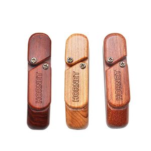 with Pipes Swivel Wooden Natural Lid & Storage Box Foldable Cover Wood Pipe Bongs Tobacco Holder Smoking Accessories