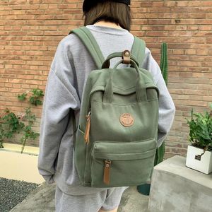 Backpack Men Mulheres Canvas Leisure Retro School Bag Girl Viagem Vintage Lady Lady Book Moda Laptop College Boy