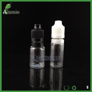 E sıvı şişeleri pe ejuice kurcalama açık plastik evcil hayvan damlası şişe 10ml şişe sake çocuk geçirmez kapaklar boş eliquid yağ bot6671969