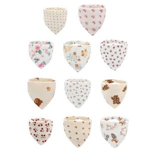 Handtücher Roben 1PC Baby Bandana Lätzchen weich bequeme Baumwolle Fütterung sabbern