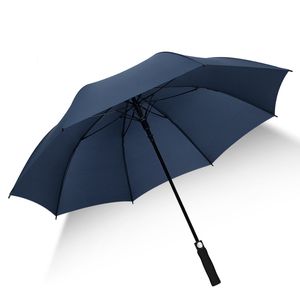 Automatic Business Golf Umbrella 8-Bone Wind-Resistant Umbrella Frame EVA Material 27-Inch Long-Handled Umbrella