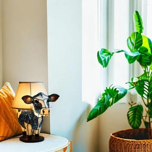Настольные лампы корова/обезьяны животные прикроватные лампы легкая атмосфера для детей для взрослой комнаты