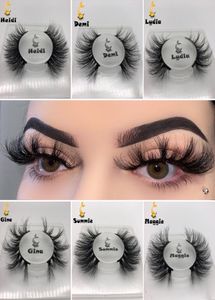 Nya Mink Lashes 3D Mink Eyelashs 100 Cruelty Lashes Handgjorda återanvändbara naturliga ögonfransar Populära falska Eeye Lashes Makeup E 6241396