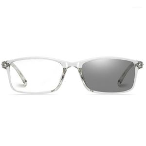 Sunglasses Outdoor Pochromic Reading Glasses Men Female Progressive Bifocal UV Protect Presbyopic Black Frame Women NX1 260Q