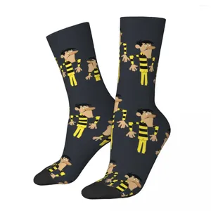 Men's Socks Funny Crazy Compression Film Sock For Men Hip Hop Harajuku T-The Daltons Happy Seamless Pattern Printed Boys Crew Casual