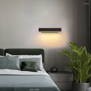 Wall Lamp Nordic Indoor LED Lamps 330° Rotatable Adjustable Light For Bedroom Bedside Simple Decor Fixture