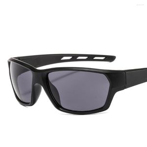 Солнцезащитные очки мужчины бренд дизайн модные квадрат ретро винтажные солнцезащитные очки для мужских очков оттенки очков UV400 Oculos 240s