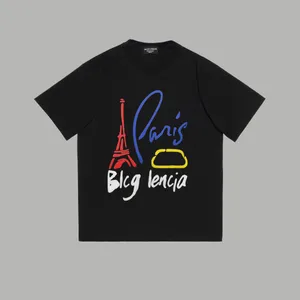 BLCG LENCIA Unisex Summer T-shirts Mens Vintage Jersey T-Shirt Womens Oversize Heavyweight 100% Cotton Fabric Workmanship Plus Size Tops Tees BG30356