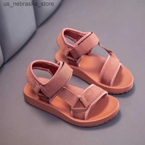 Slipper Summer Boys Sandals Casual Children Kids Shoes Rubber School Breathable Open ToeBoy Beach Sandal 240418 Q240409