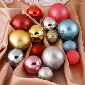 Partyversorgungen Weihnachtswunsch Ball Alles Gute zum Geburtstag Backkuchen -Dekoration kleines Gold Silber Frosted Magic Hollow Decorative