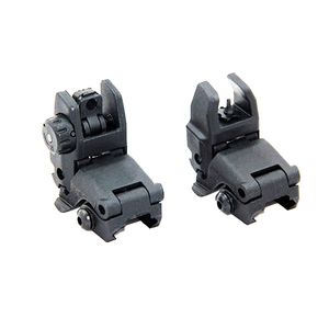 Tactical Compact Flip Sight Front e traseiro Conjunto de transição rápida Projetável Rifle de caça de caça APTICS FIT PICATINNY RAIL