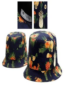 Новейшее прибытие ковша шляпы Men039s и Women039s Sport Sons Metal Pineapple Fishman Cartoon Summer Style Bob Fishin7910717