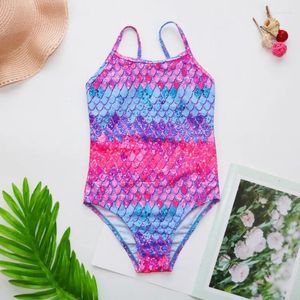 Women's Swimwear Girls One Pieces Swimsuit Cute Bathing Suits 3-14T