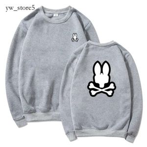 Psychological Bunny Fun Rabbit Printing Hoodies Cotton Bad Bunny Hooded Purple Hoodie tröja Sporttröjor Män Pullovers Psyco Bunny Hoodie 7858