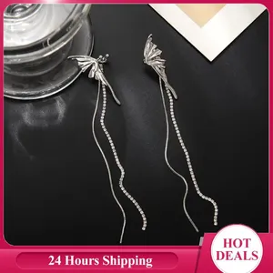 Dangle Earrings Ear Cuff 1pcs Fashion No Pierced Metal Clip Wedding Jewelry Geometric Tassel Charm Exquisite Butterfly Earring Gifts