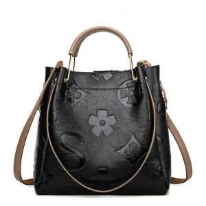 Handbag wholesale online women's bag fashion atmosphere 2024 new straddle large capacity bucket shoulder Ocn001