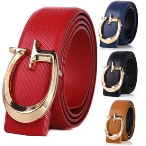 2019 New Arrival designer PU leather belts for men Luxury Fashion Brand pu leather Mens Belt male 272t