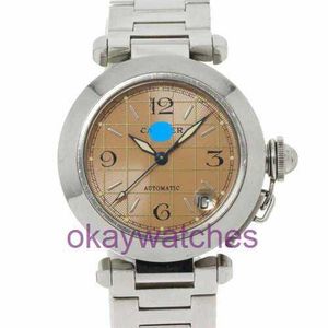 CRRATTRE DESIGNER Högkvalitativa klockor C W31024M7 Salmonrosa Dial Boys Watch With Original Box