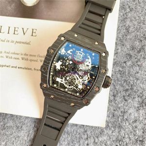 Men Luxury Sports Designer Brand Watches Skeleton Dial Dial