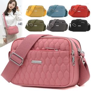 Shoulder Bags Small Spring 2024 Bag Nylon Messenger For Women Creative Pure Color Women's One-shoulder Oblique Cross-pack