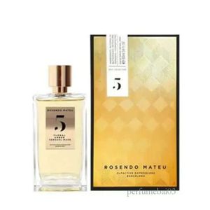 Perfume neutro 100ml Rosendo Mateu Expressões olfativas r N5 Fragrância de almíscar sensual âmbar floral LIVRO DURO DURO EDP Homens Mulheres Parfum Colônia Spray 5408