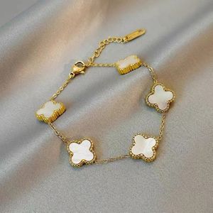 Bransoletka z bransoletki podwójnej boku złota gładka biżuteria ze stali nierdzewnej dla kobiet 277J