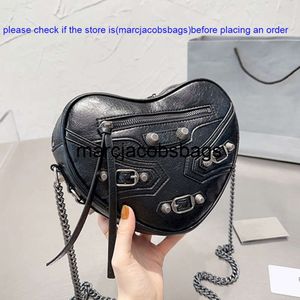 sacchetti di balencig Balencias Designer Le Cagole Borsa Rivet Donne Borse per motociclette a catena Closrai con cerniera in pelle vera borse porta borse borse borse