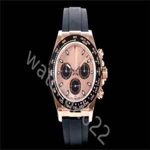 ZP Factory Custom Swiss Cal Watch Movement Men's 116515LN Rose Gold Cosmograph Chocolate Oysterflex Designer Strap 116515 Super F 226x