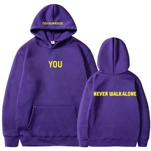 Men's Hoodies Sweatshirts 2023Autumn Winter Kpop Hoodie Sweatshirt Women Men Bann Boys J-HOPE Suga Rm Jimin Unisex Y2K Pullovers Casual HipHop Clothing T240507