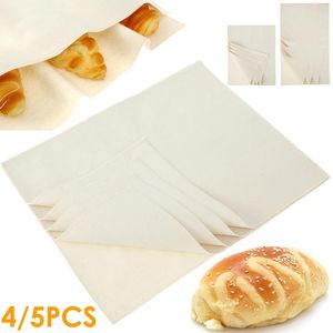 Strumenti da forno 5/4 pezzi di pane stoffa di panno riutilizzabile cotone pesante per baguette di pasta