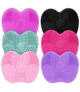 1pcs Silicone Makeup Brush Cleaner Pad Make Up Washing Brush Gel Cleaning Mat Hand Tool Foundation Makeup Brush Scrubber Board7317108