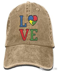 PZX Baseball Cap for Men Women Autism Love Puzzle Mens Cotton Jeans Ajustável Cap Hat Multicolor Opcional7906213
