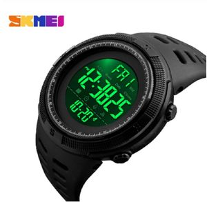 스포츠 시계 Skemi Outdoor Fashion Watch Men 다기능 시계 알람 시계 크로노 5BAR 방수 디지털 시계 고품질 GI6104635