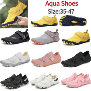 Vattenskor Simning Mens Aqua Shoes Beach Shoes Childrens Barefoot Shoes Gym Running Fishing 240424