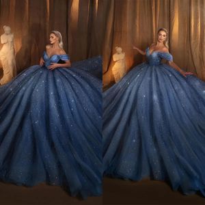 Classic Quinceanera Dresses Sweetheart Neck Off Shoulder Ball Gowns Sequins Court Train Dress For Party Custom Made Robe De Soiree